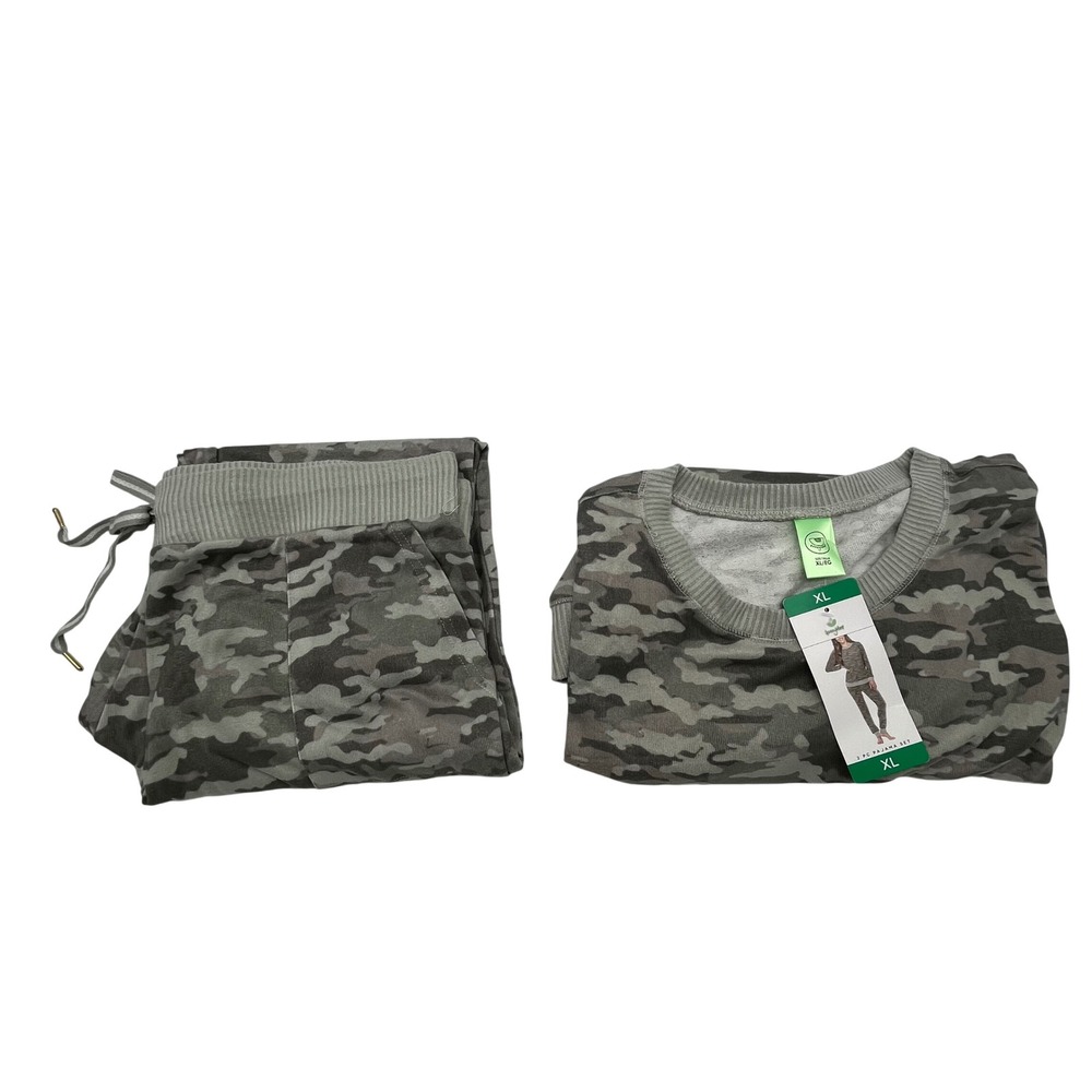 Honeydew Intimates Womens XL Camo 2 Piece Pajama Set Long Sleeve Joggers NEW